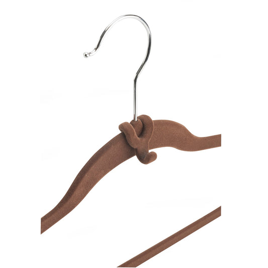 Cascading Hanger Hooks - Set of 10 - Brown