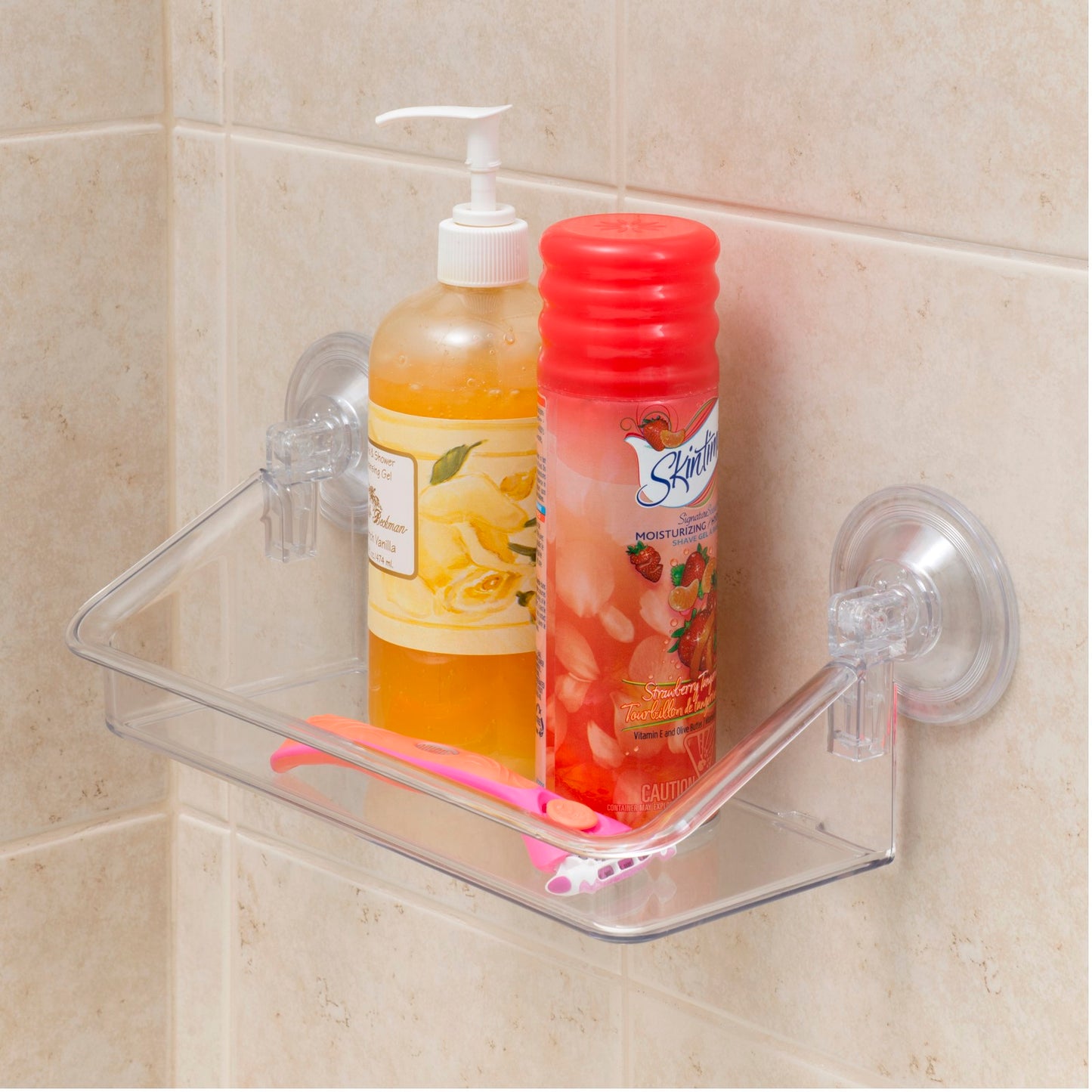 Clear Bath Shelf