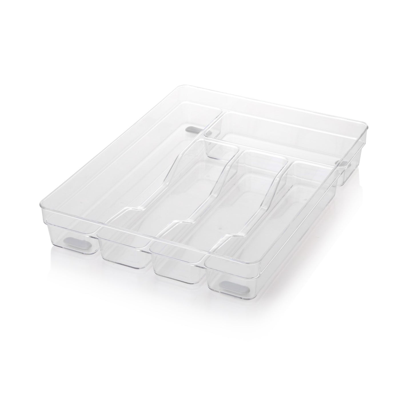 5-Compartment Clear Tray