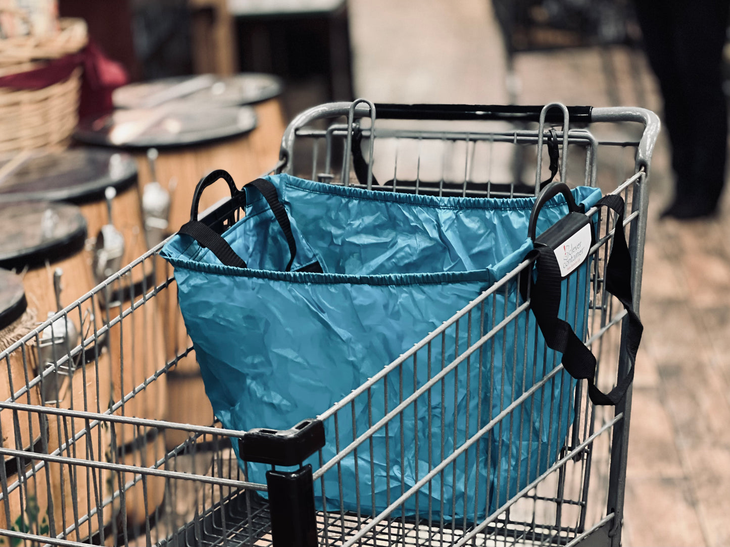 Shopping Cart Bag - Clever Shopper - Teal