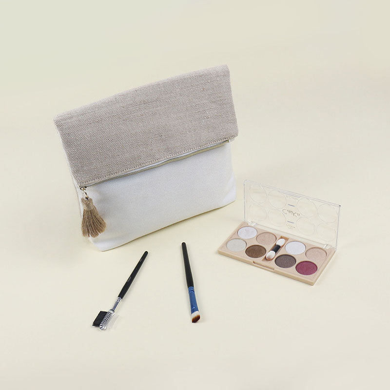 Cream Canvas Tote + Hemp Cosmetic & Tech Bag - Bundle
